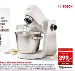 Interspar Bosch Küchenmaschine Serie 6 Angebot