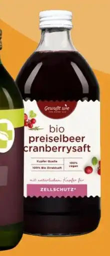 Prokopp Bio Preiselbeer Cranberry Saft Angebot