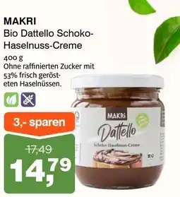 Prokopp Makri Bio Dattello Schoko- Haselnuss-Creme Angebot