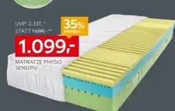 XXXLutz Physiosleep Kaltschaummatratze Physio Sensitiv Angebot