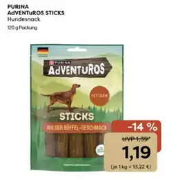 ZOO & Co Purina adventuros sticks Hundesnack Angebot