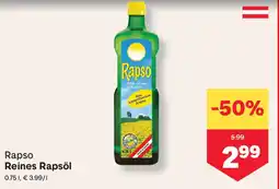 MPreis Rapso reines rapsöl Angebot