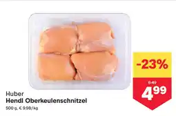 MPreis Huber Hendl Oberkeulenschnitzel Angebot