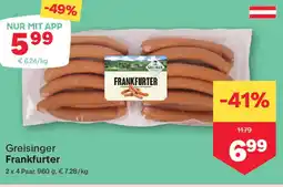 MPreis Greisinger Frankfurter Angebot