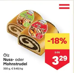 MPreis Olz Nuss- oder Mohnstrudel Angebot