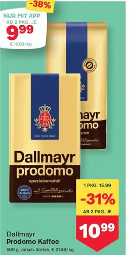 MPreis Dallmayr Prodomo Kaffee Angebot