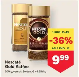 MPreis Nescafé Gold Kaffee Angebot