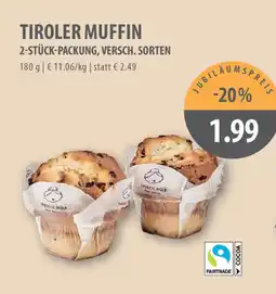 MPreis Tiroler muffin Angebot