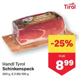 MPreis Handl tyrol schinkenspeck Angebot