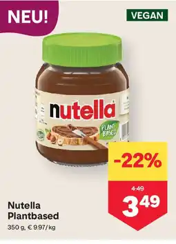 MPreis Nutella plantbased Angebot