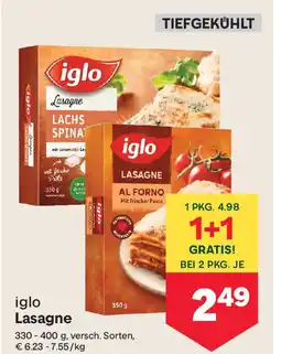 MPreis Iglo lasagne Angebot