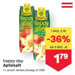 MPreis Happy day apfelsaft Angebot