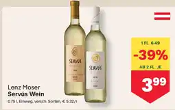 MPreis Lenz Moser Servús Wein Angebot