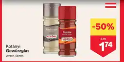 MPreis Kotányi Gewürzglas Angebot