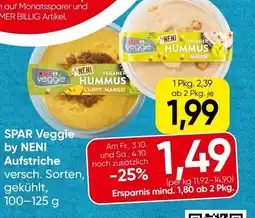 Spar Spar veggie by neni aufstriche Angebot