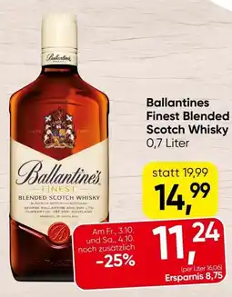 Spar Ballantines Finest Blended Scotch Whisky Angebot