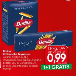 Spar Barilla Italienische Teigwaren Angebot