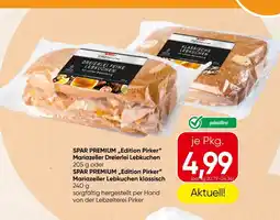 Spar Spar premium edition pirker mariazeller dreierlei lebkuchen oder spar premium,,edition pirkermariazeller lebkuchen klassisch Angebot