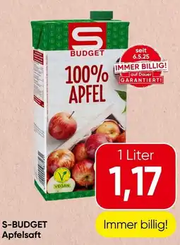 Spar S-budget apfelsaft Angebot