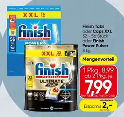 Spar Finish Tabs oder Caps XXL Angebot