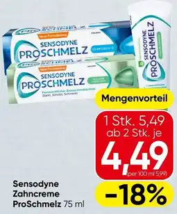 Spar Sensodyne Zahncreme ProSchmelz Angebot