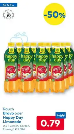 T&G Rauch Bravo oder Happy Day Limonade Angebot