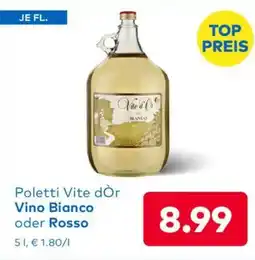 T&G Poletti Vite dÒr Vino Bianco oder Rosso Angebot