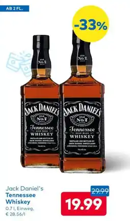 T&G Jack Daniel's Tennessee Whiskey Angebot
