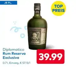 T&G Diplomatico Rum Reserva Exclusiva Angebot