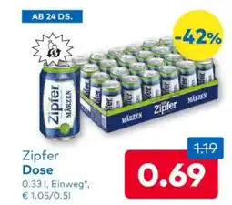 T&G Zipfer Dose Angebot