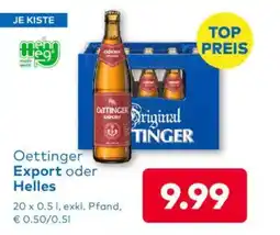 T&G Oettinger Export oder Helles Angebot