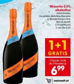 Interspar Mionetto 0.0% alkoholfrei Angebot