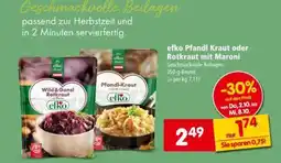 Interspar efko Pfandl Kraut oder Rotkraut mit Maroni Angebot