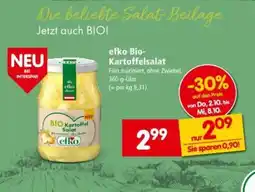 Interspar efko Bio- Kartoffelsalat Angebot