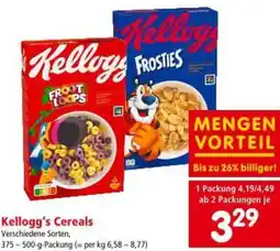 Interspar Kellogg's Cereals Angebot