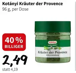 Der Grissemann Kotányi Kräuter der Provence Angebot