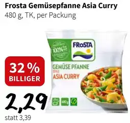 Der Grissemann Frosta Gemüsepfanne Asia Curry Angebot