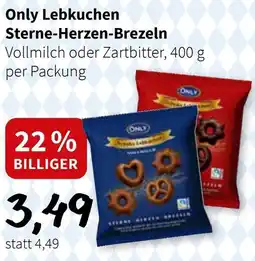 Der Grissemann Only Lebkuchen Sterne-Herzen-Brezeln Angebot