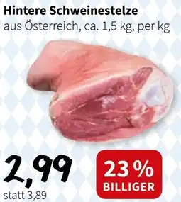 Der Grissemann Hintere Schweinestelze Angebot