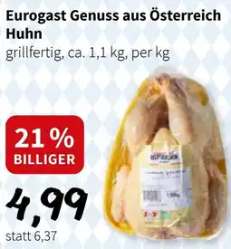 Der Grissemann Eurogast Genuss aus Österreich Huhn Angebot