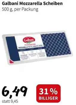 Der Grissemann Galbani Mozzarella Scheiben Angebot