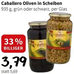 Der Grissemann Caballero Oliven in Scheiben Angebot