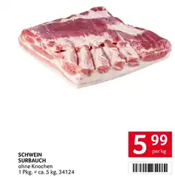 Transgourmet Schwein surbauch Angebot