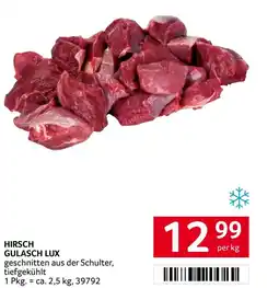 Transgourmet Hirsch gulasch lux Angebot