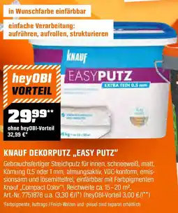 OBI Knauf dekorputz easy putz Angebot