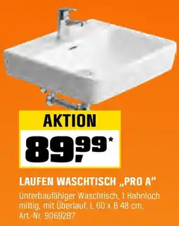 OBI Laufen waschtisch pro a Angebot
