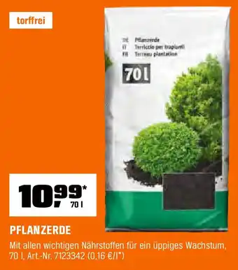OBI Pflanzerde Angebot