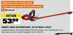 OBI Einhell akku heckenschere gc-ch 1846 li solo Angebot