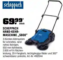 OBI Scheppach hand kehr maschine, s800 Angebot