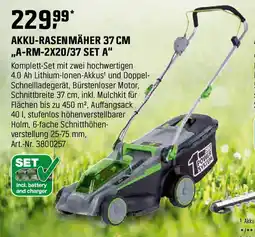 OBI Akku rasenmäher Angebot